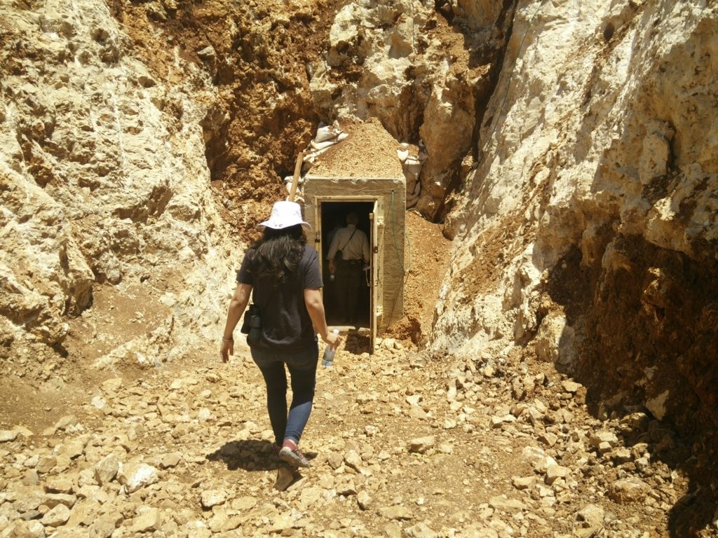 entrance to hezbollah tunnel