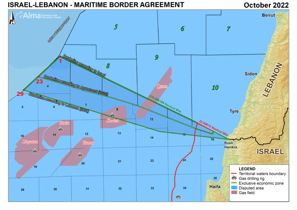 Israel-Lebanon Maritime Border Final Agreement