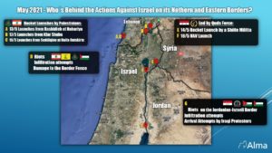 Events on Israel's northern border during Gaza escalation