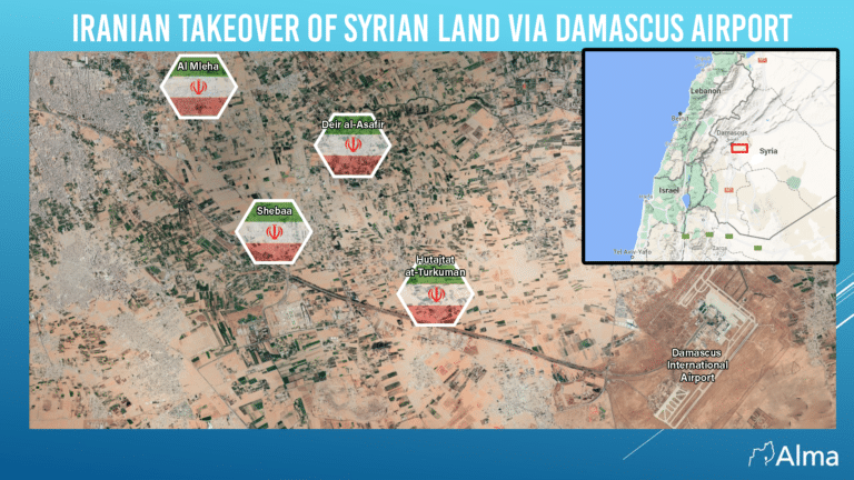 map of Iran buying Syrian Land