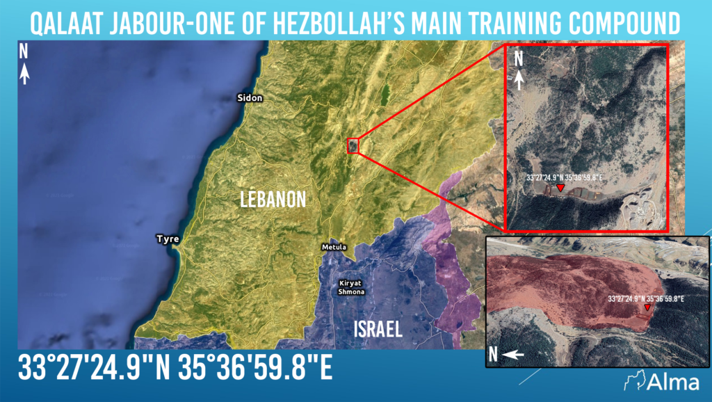 Qalaat Jabbour - Hezbollah's main training complex in Lebanon