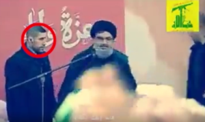 Nasrallah and his head of security Abu Ali Jawad
