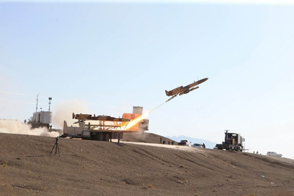 Kara UAV armed with Sayyad anti-aircraft missile