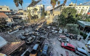 Blaming Israel: Al Ahli Hospital Parking Lot