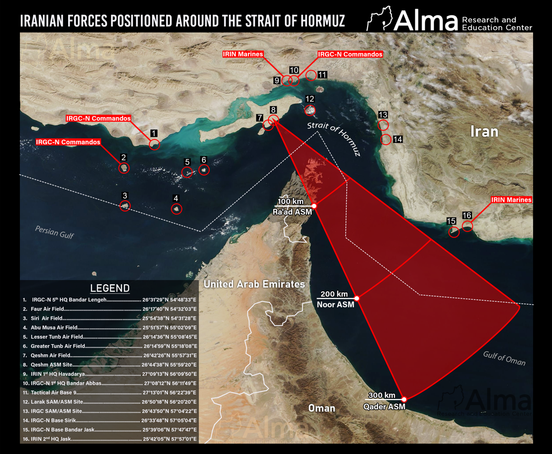 The Iranian Threat to the Strait of Hormuz - Alma Research and